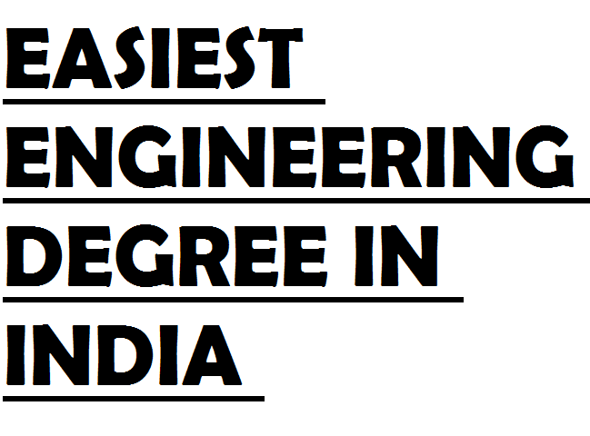 Easiest engineering degree