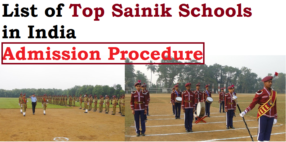 List of Top Sainik Schools in India with Admission Procedure